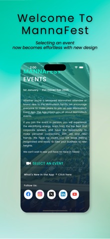 MannaEvent 2.0 Screenshot 1 of 8
