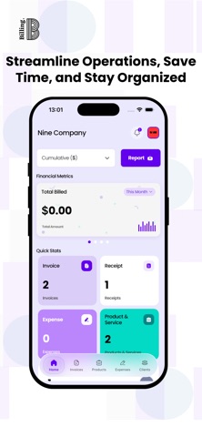 Billing Plus - Invoice,Receipt Screenshot 2 of 10