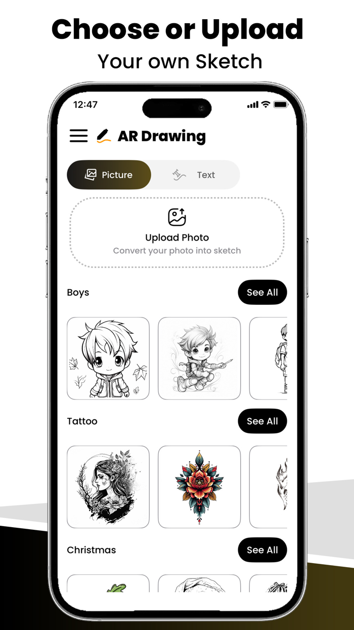 AR Drawing Canvas Trace Paint