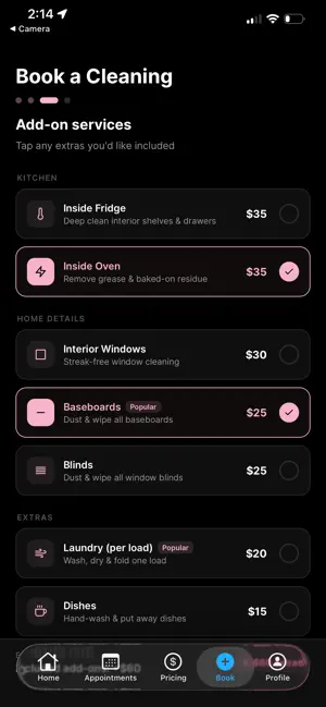 Fresh Glow Cleaners screenshot 4