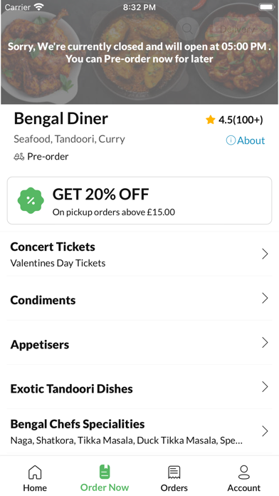 Bengal Diner Screenshot