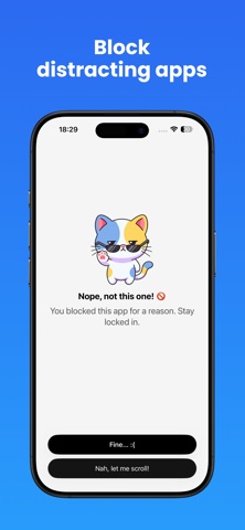 Screen Time Control: ScrollCat Screenshot 3 of 7