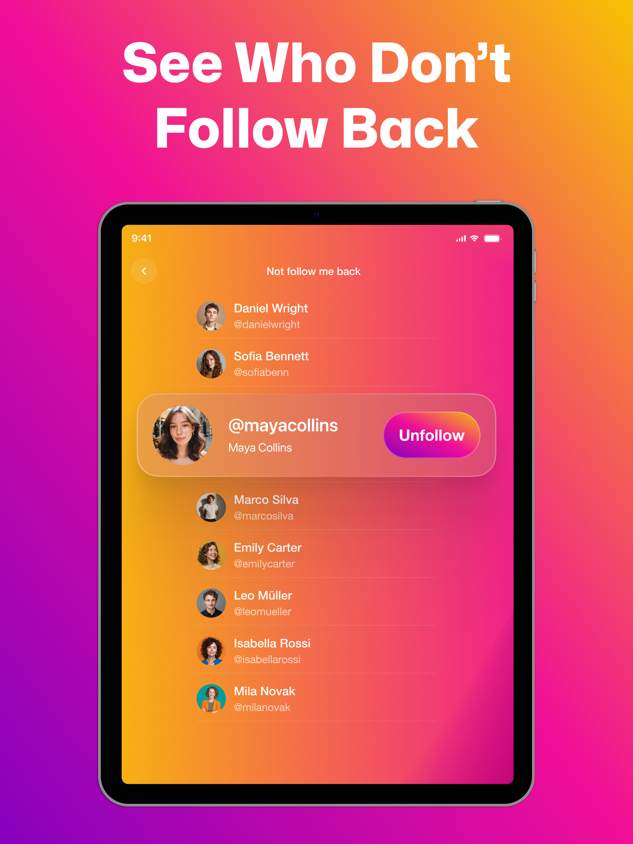 Unfollowers - Follower Tracker screenshot 9