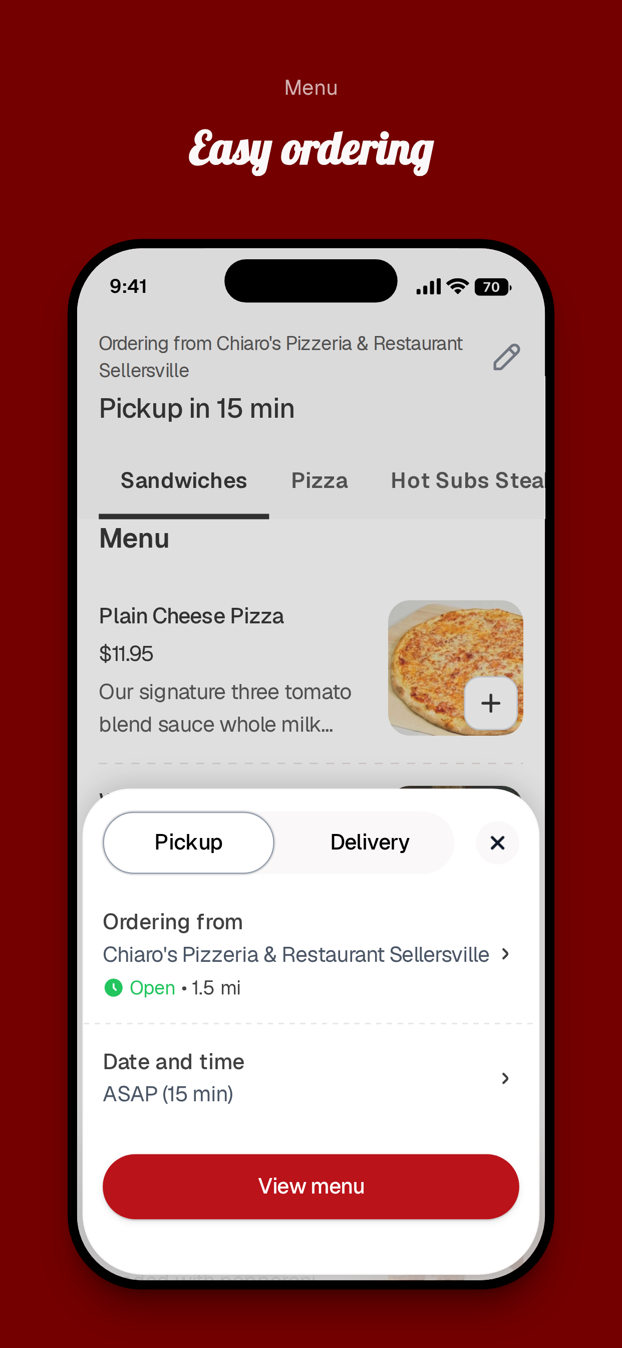 Chiaro's Pizzeria & Restaurant screenshot 3