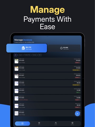 Invoice Maker – Create & Send iPad screenshot