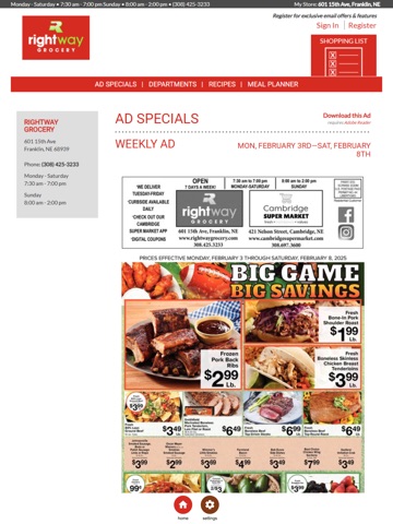 Rightway Grocery iPad screenshot