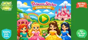 Princess Sticker Games Kids screenshot 3