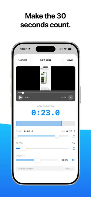 AppPreviewCut: Edit & Convert screenshot 2