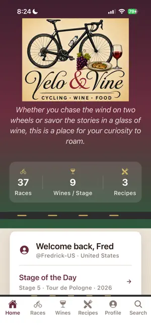 Velo & Vine screenshot 1