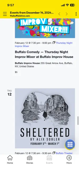The Buffalo Hive App screenshot 2
