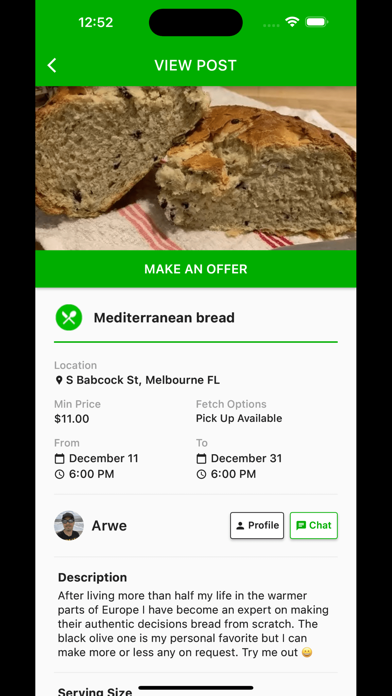 Craverr: Find Crafted Food Screenshot