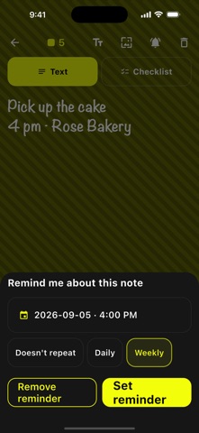 Sticky Notes · Baro Screenshot 3 of 7