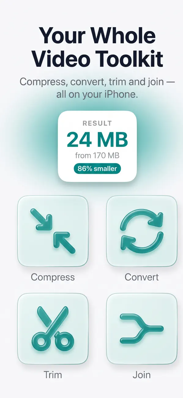 Screenshot #1 pour Video Compressor - Minimo