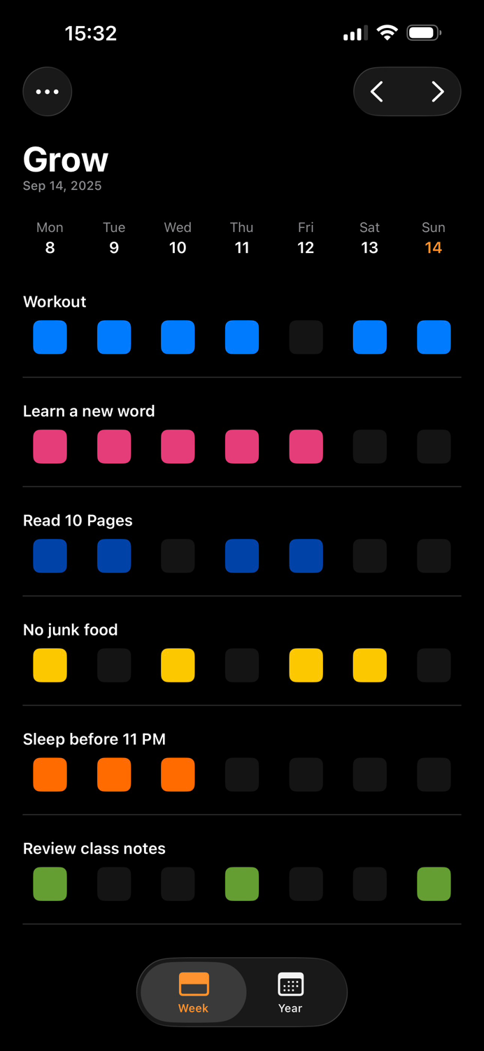 Grow - Habit Tracker