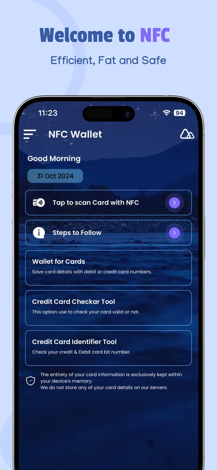 Card Wallet : NFC Reader screenshot 1