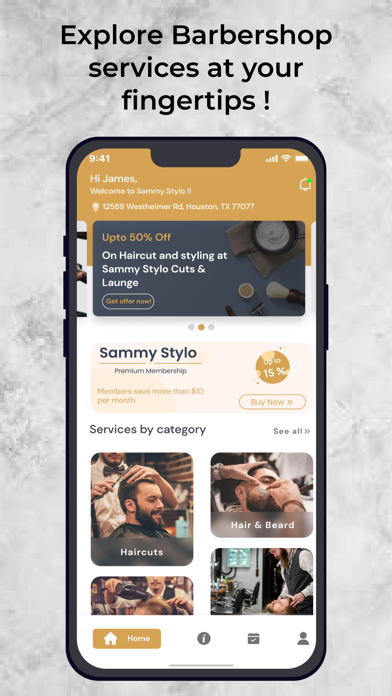 Sammy Stylo Cuts and Braids iPhone screenshot 2 - Business app