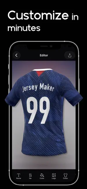 Soccer Jersey Maker: FCKit screenshot 2