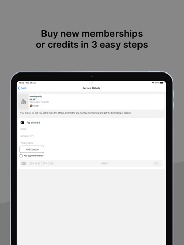 RE:SET iPad screenshot