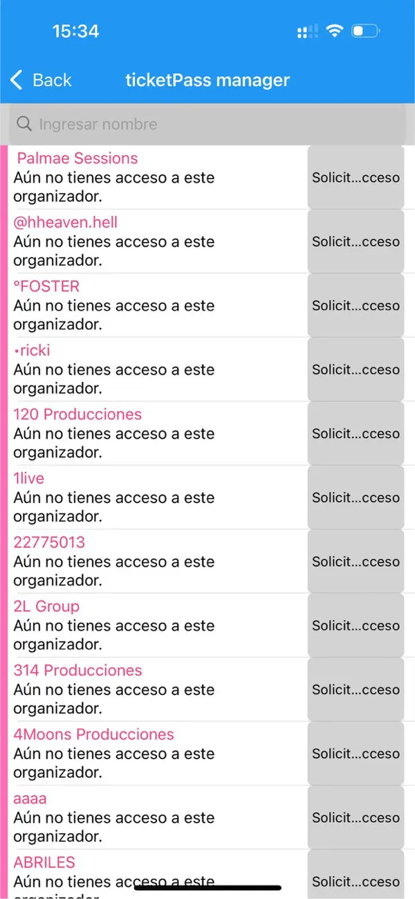 Screenshot #3 pour ticketPass manager