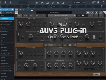 Pro-A5 Synth + AUv3 iPad screenshot