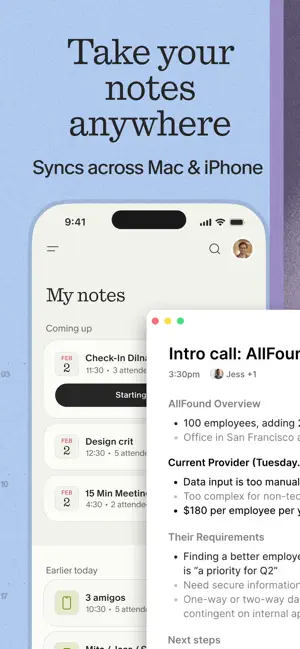 Granola - AI Meeting Notes iPhone screenshot 5