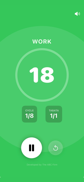 Perfect Tabata Timer Screenshot 3 of 5