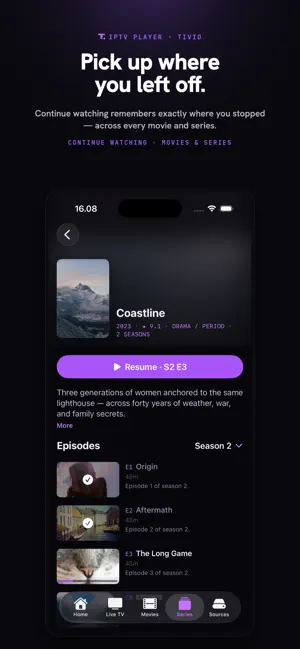 Tivio IPTV screenshot 4