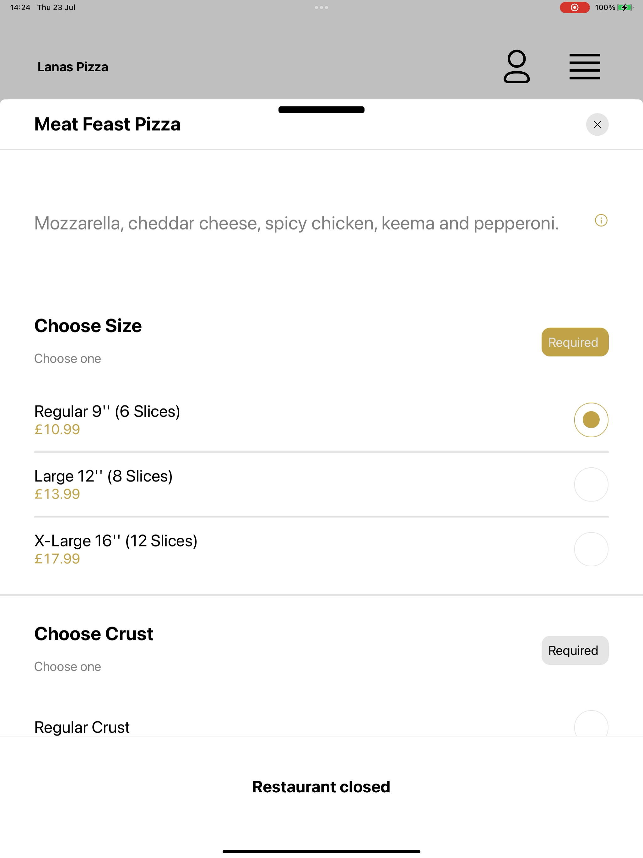 Lanas Pizza screenshot 15
