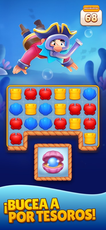Pirate Match: Aventura Puzles screenshot 3