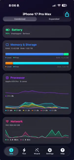 Amperes 4: Battery Charge Info screenshot 3