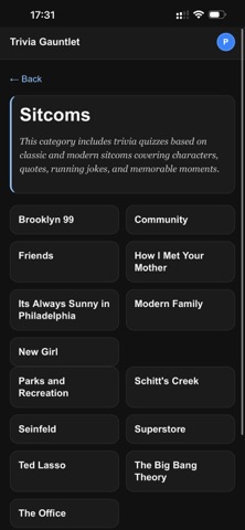Trivia Gauntlet screenshot