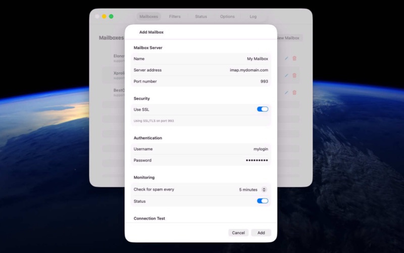 SpamOut iPhone screenshot