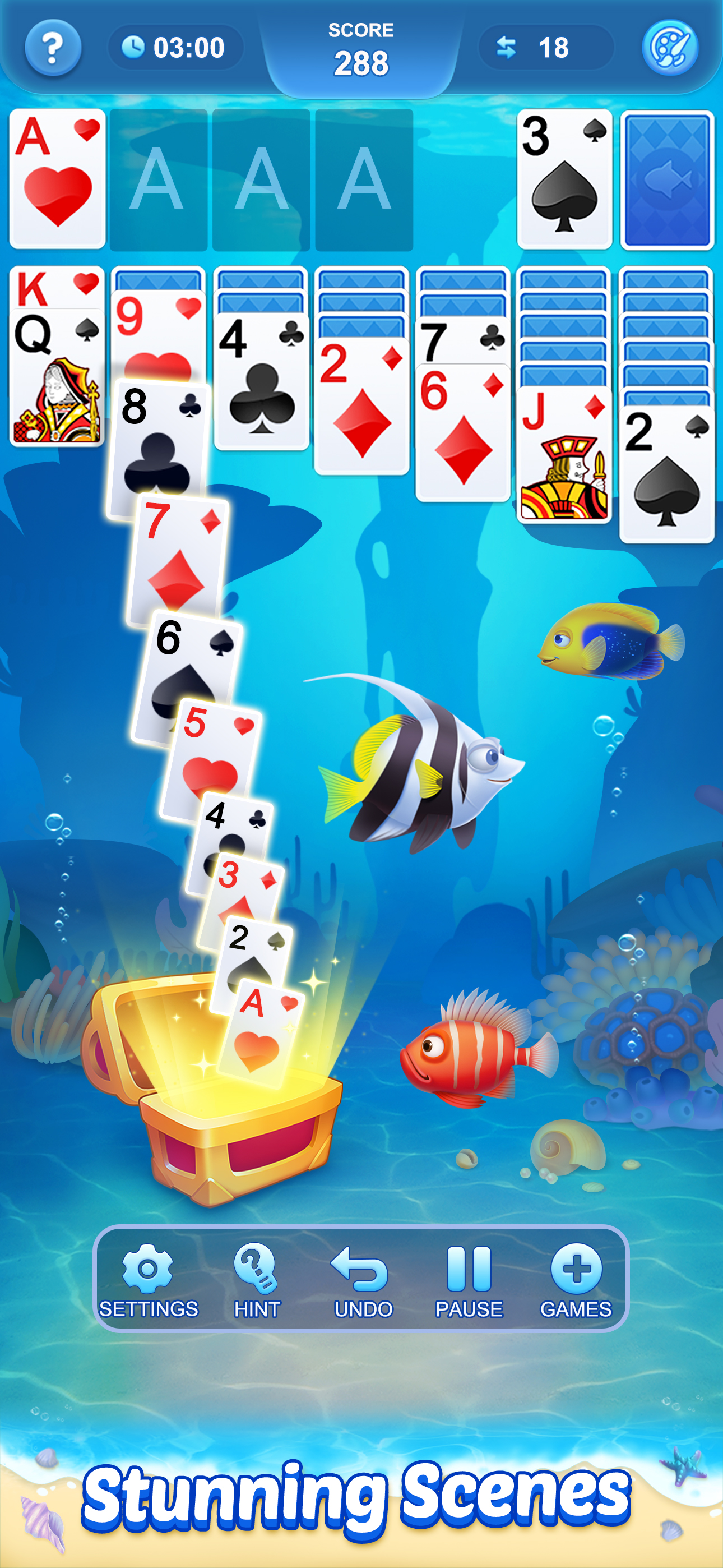 Solitaire 3D Fish