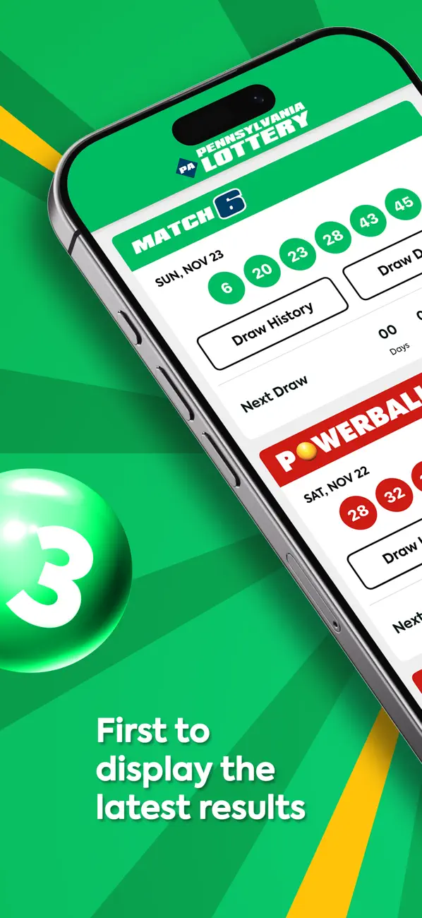 Screenshot #1 pour Pennsylvania Lotto Results