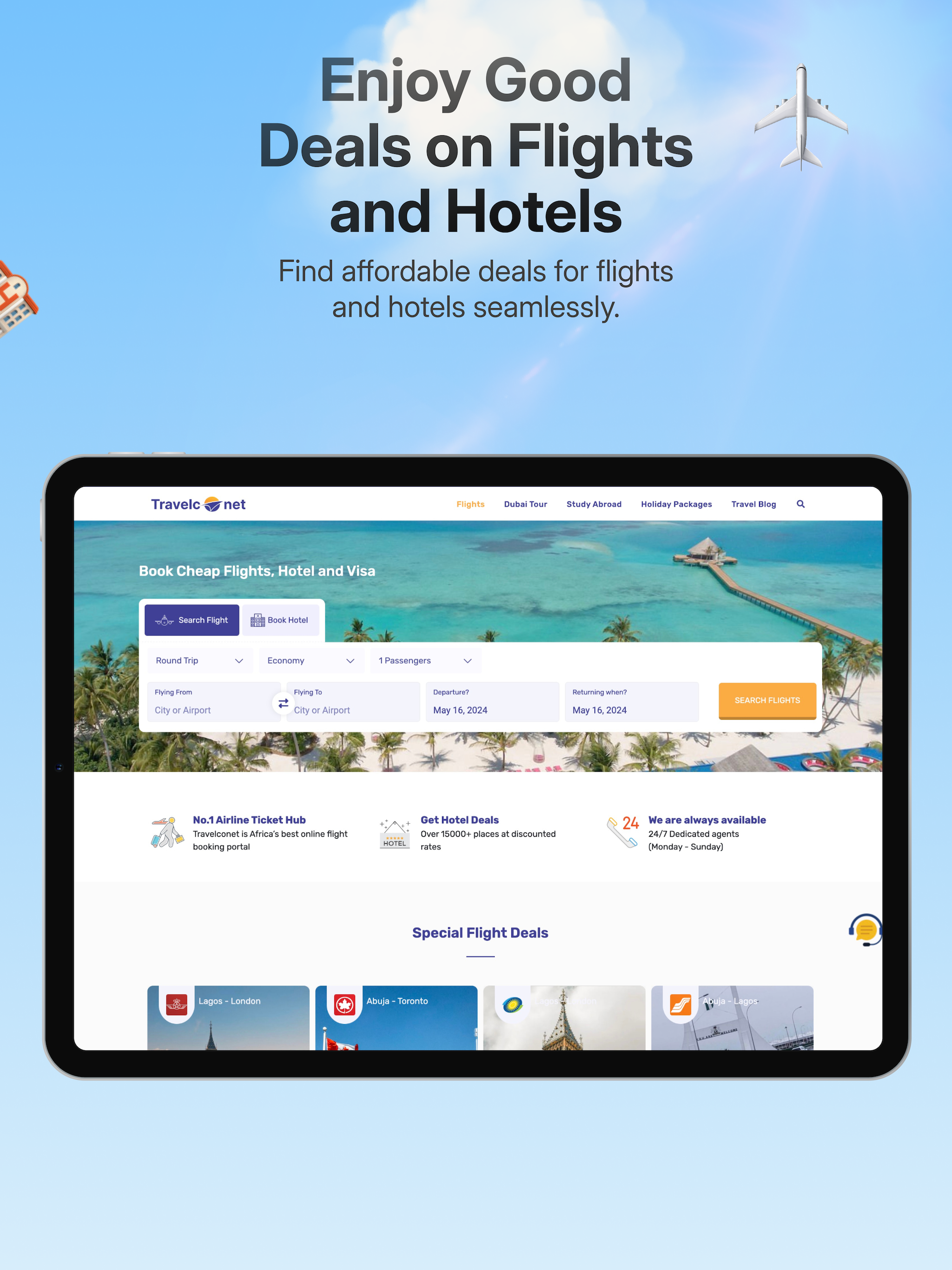 Travelconet: Flights & Hotels screenshot 10