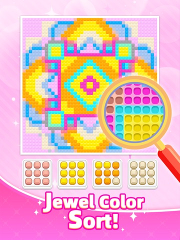 Jewel Color Sort: Diamond Game iPad screenshot