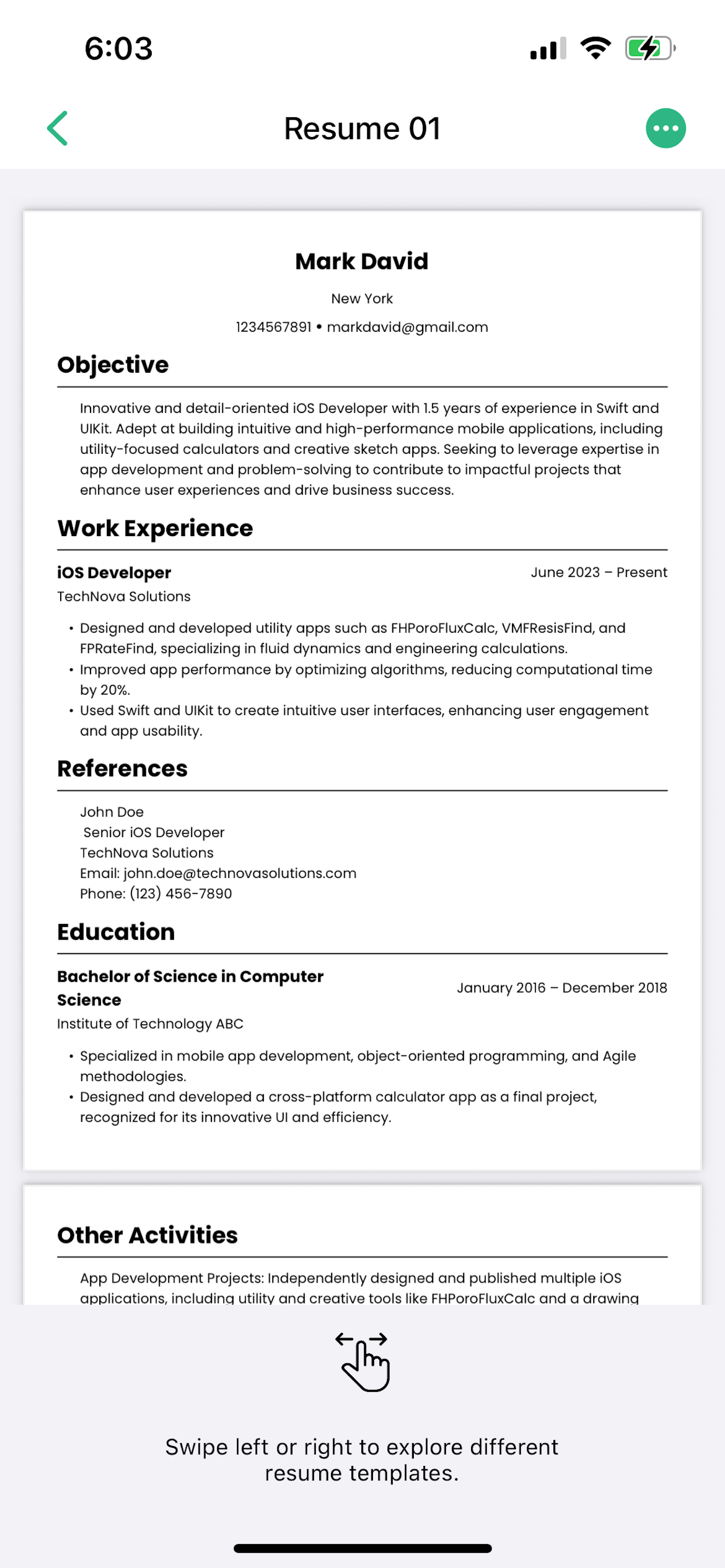Resume Maker: AI CV Creator