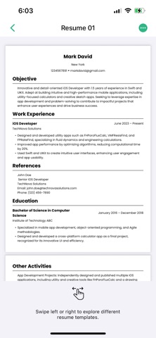 Resume Maker: AI CV Creator Screenshot 6 of 6