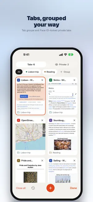 Olana Browser screenshot 3