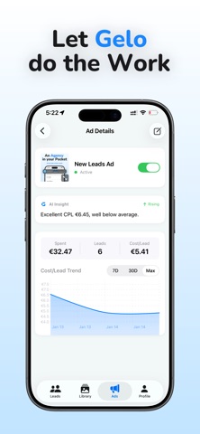 Gelo AI - Marketing Assistant iPhone screenshot