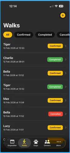 Dog Walker CRM Screenshot 2