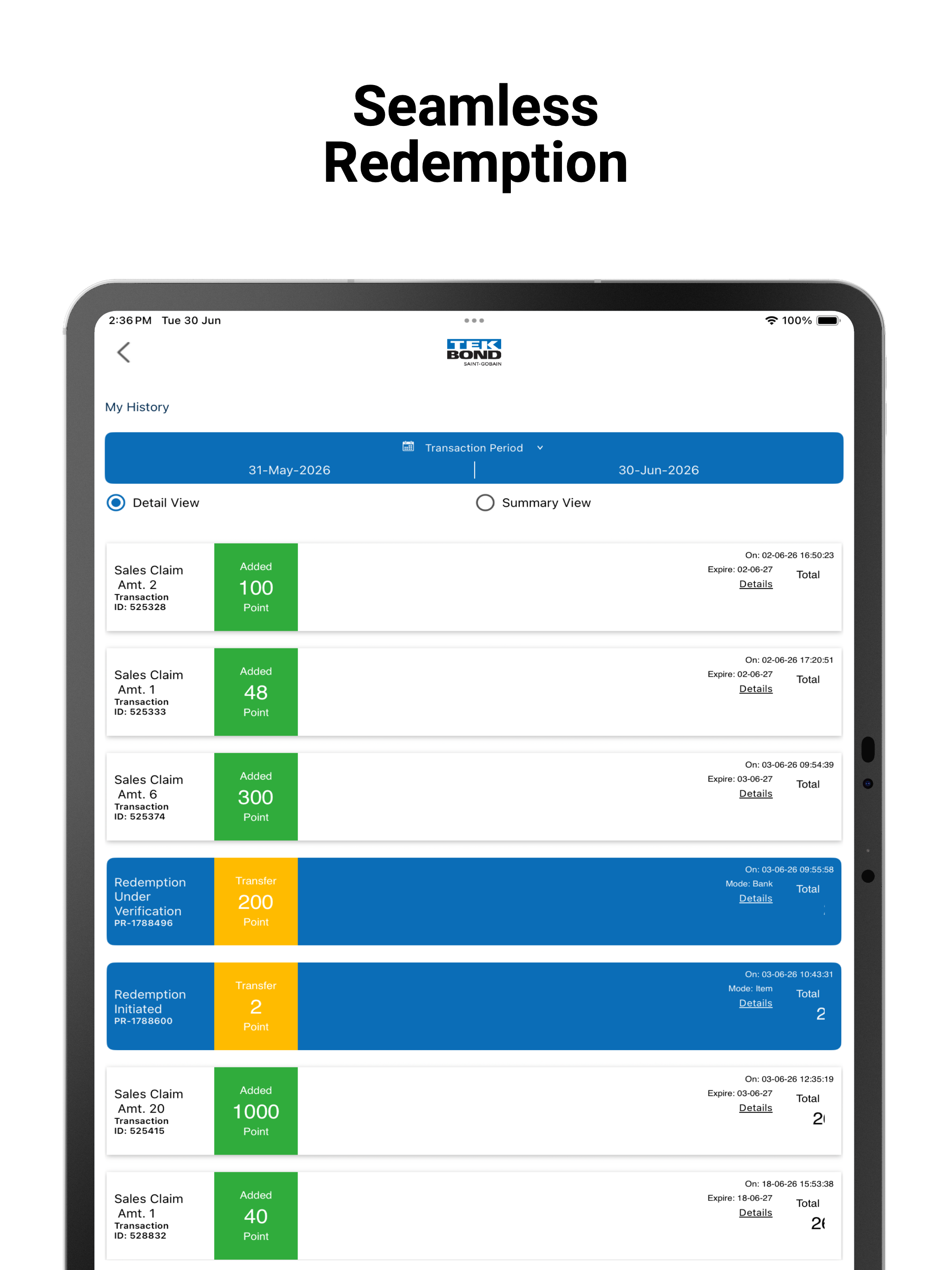 TEKBOND REWARDS screenshot 8