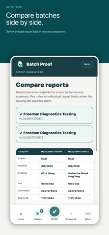Batch Proof iPhone screenshot