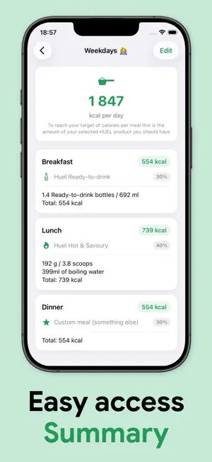 Huel Calculator screenshot 4