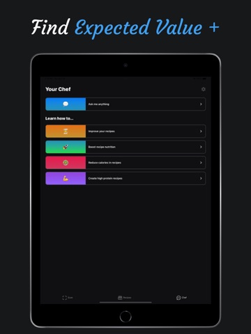 TastR AI Recipes from Picture iPad screenshot
