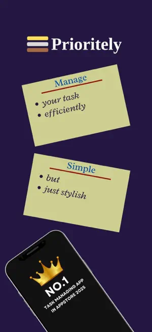 Prioritely - Task Manager screenshot 1