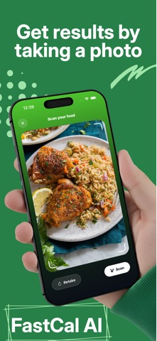 FastCal AI: Calories Tracker iPhone screenshot