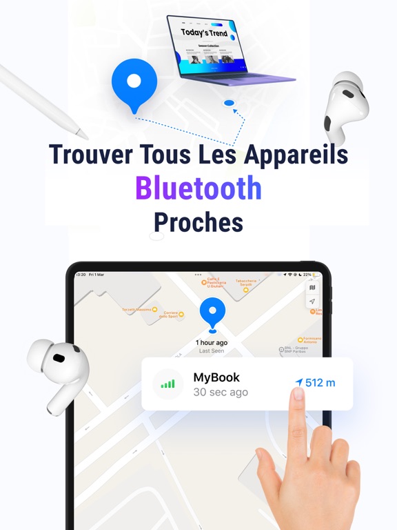 Screenshot #6 pour AirFind－ Localiser appareil