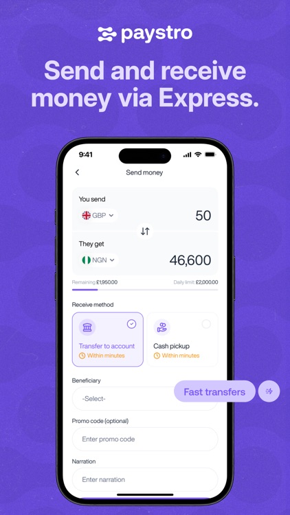 Paystro: Send money to Africa screenshot-5