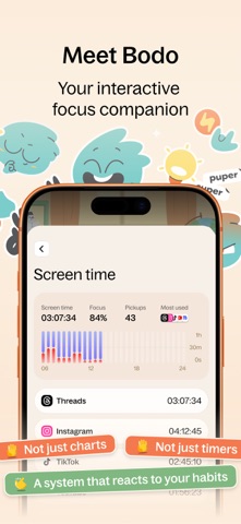 Bodo Focus Friend: Screen Time Screenshot 3 of 5